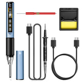ANENG SL109 Electric Soldering Irons 36V 75W Adjustable Temperature Tester Tin Welding Repair Tip Kit Rechargeable Rework Tools