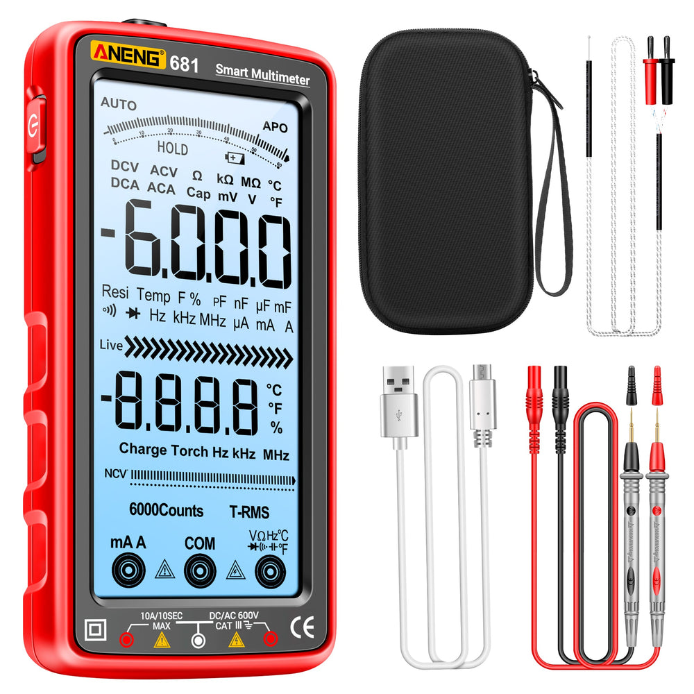 ANENG 681 Rechargable Professiona Digitall Multimeter