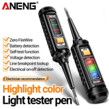 ANENG B15 Multifunction Voltage Tester Pen Detector Induction AC 24V - 250V Voltmeter NCV Wire Line breakpoint electrician Tools - ANENG