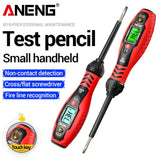 ANENG B19 Digital Voltmeter Smart Measuring Pen With LCD Backlight Circuit Detection On/off NCV Safety Voltage Tester AC11V - 450V - ANENG