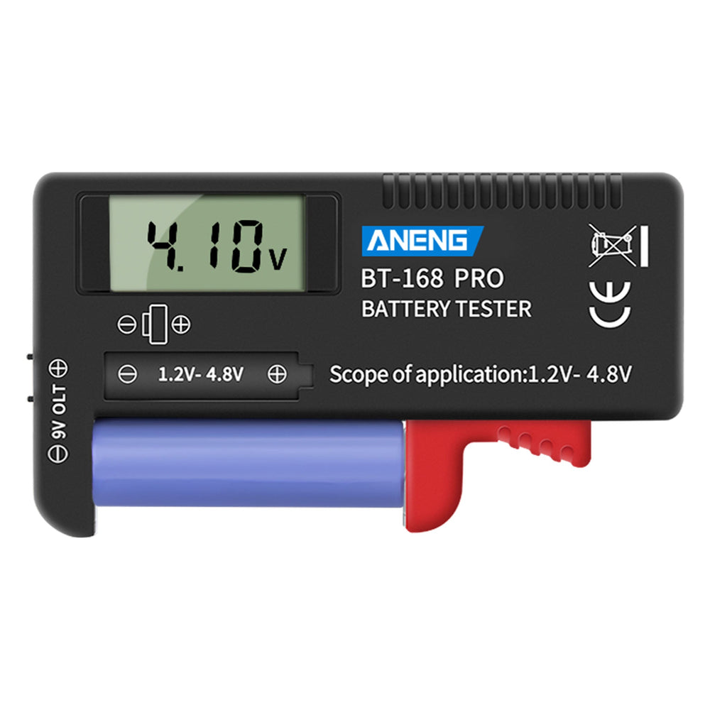 ANENG BT - 168 PRO Digital Battery Capacity Tester 9V 1.5V Button Cell Test LCD Battery Universal Tester analyzers Test Tools - ANENG