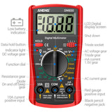 ANENG DM850 Automatic Digital Multimeter Professional multimetro AC/DC Votage Tester 1999 Counts Ohm Ammeter Electric Tools - ANENG