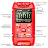 ANENG M113 Mini Digital Multimeter AC/DC Voltage Meter 1999 Counts Multimetro Ohm NCV Electricity Tools Measuring Instruments - ANENG