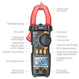 ANENG PN107 Auto Digital Clamp Meter CAT II 600V AC/DC Voltage Multitester True RMS 4000 Count Electrical Multimeter Tester - ANENG