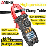 ANENG PN107 Auto Digital Clamp Meter CAT II 600V AC/DC Voltage Multitester True RMS 4000 Count Electrical Multimeter Tester - ANENG TOOLS