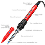 ANENG SL105 Electric Soldering Iron Kit Professional Digital Display Adjustable Temperature Welding Solder Repair Tools - ANENG
