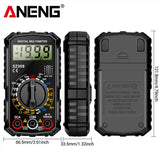 ANENG SZ308 Square Wave Digital Tester Multimeter 1999 Counts HFE Triode Buzzer AC/DC Voltage 10A Current Multimeters Meter Tool - ANENG TOOLS