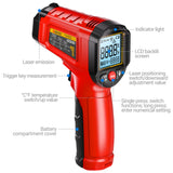 ANENG TH202 Infrared Thermometer Non - contact - 50~600℃ Digital Laser Temperature Meter LCD display Pyrometer Point Gun Tester - ANENG