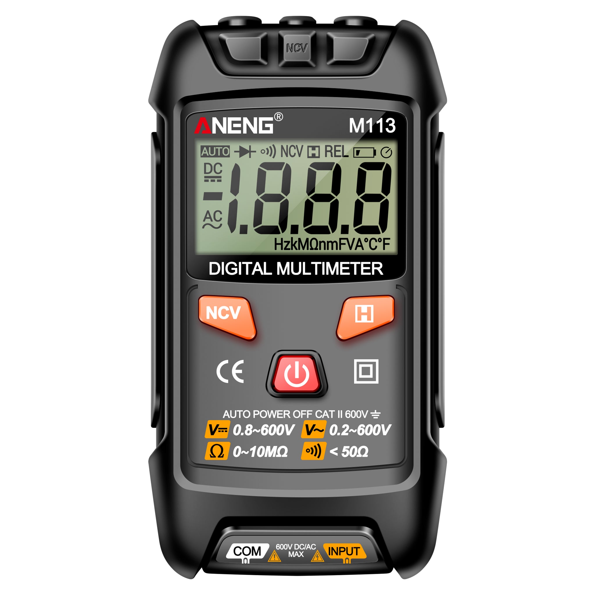 ANENG M113 Mini Digital Multimeter AC/DC Voltage Meter 1999 Counts Multimetro Ohm NCV Electricity Tools Measuring Instruments
