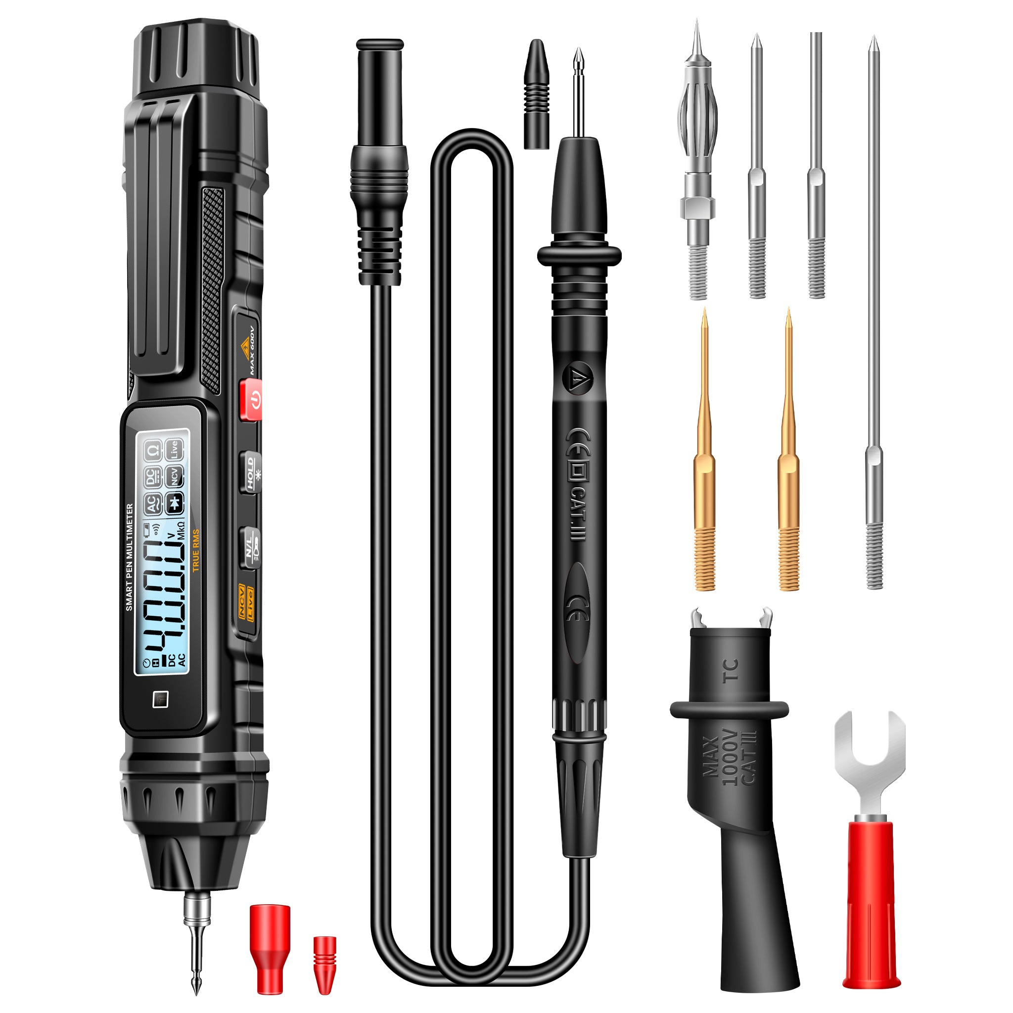 ANENG A3005 Pen Type Multimeter Digital Professional Mini AC/DC Voltage 4000 Counts Meter Resistance NCV Ohm Diode Tester tools