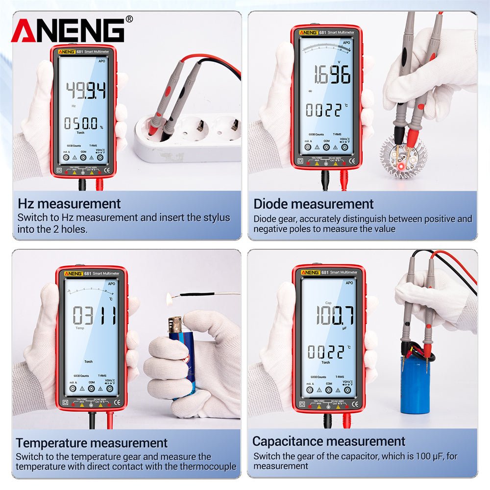 ANENG 681 LCD Screen Current Tester ANENG TOOLS