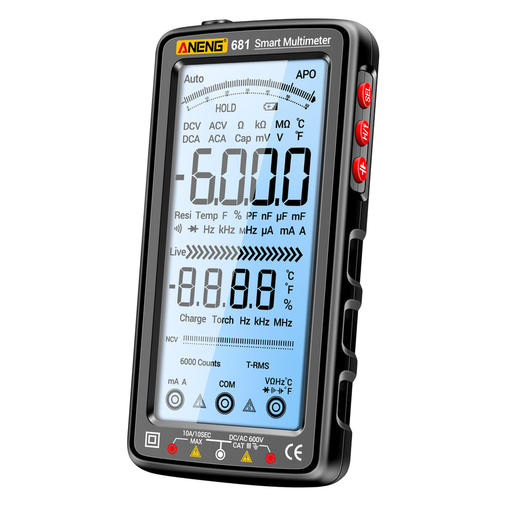 ANENG 681 Rechargable Digital Professional Multimeter NCV Tester AC/DC Voltage Meter - ANENG TOOLS
