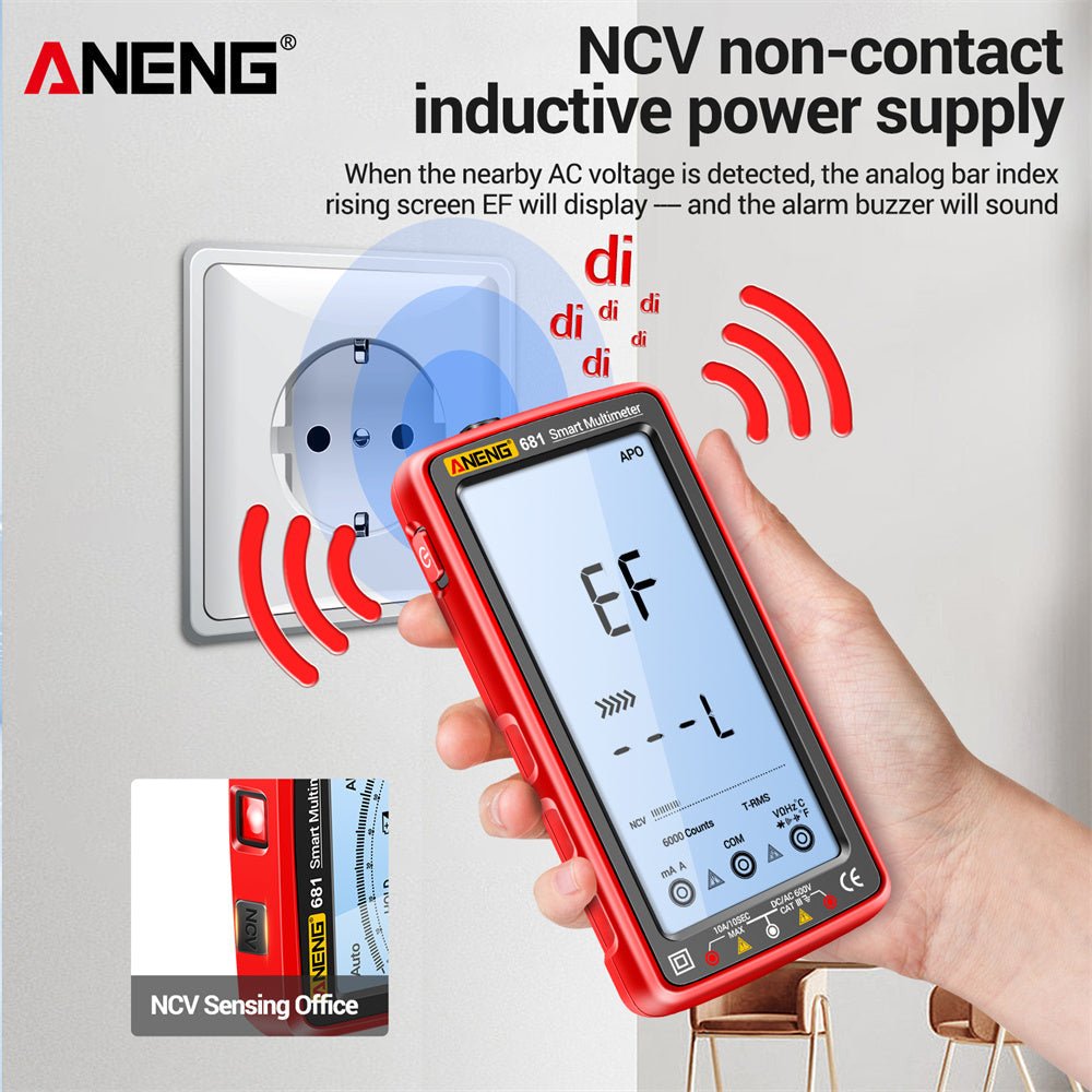 ANENG 681 AC/DC Voltage Meter LCD Screen Current Tester ANENG TOOLS