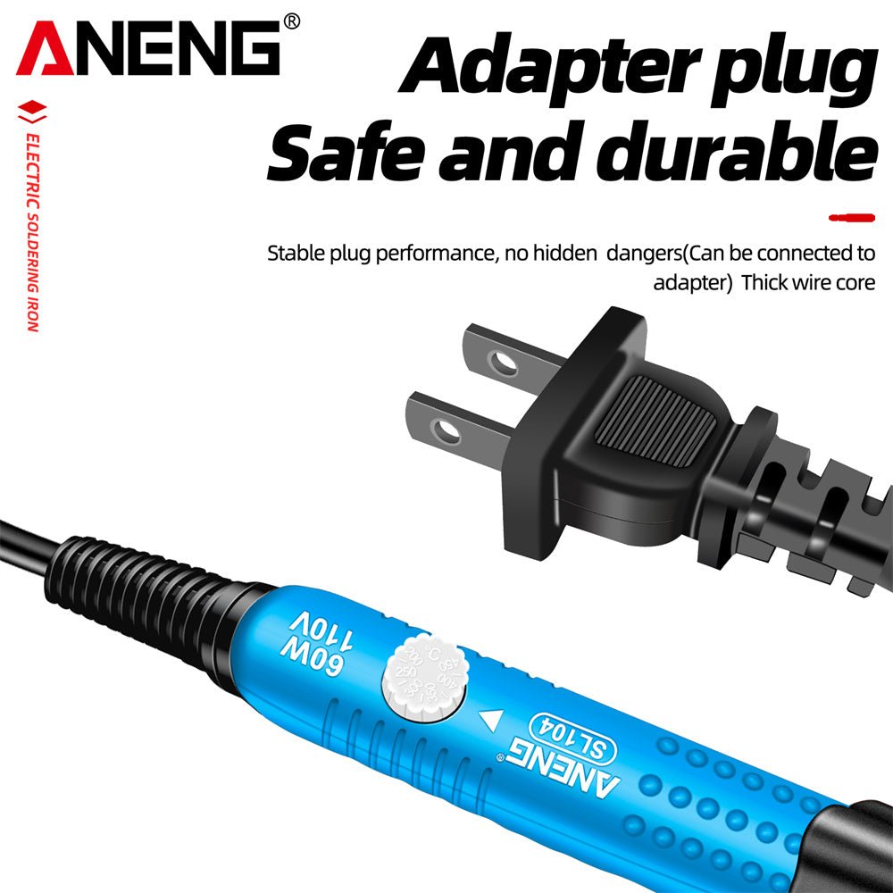 ANENG SL104 Electric Soldering Irons Adjustable Temperature Welding Solder Rework Station Heat Pencil Tip Repair Tools 110V - ANENG