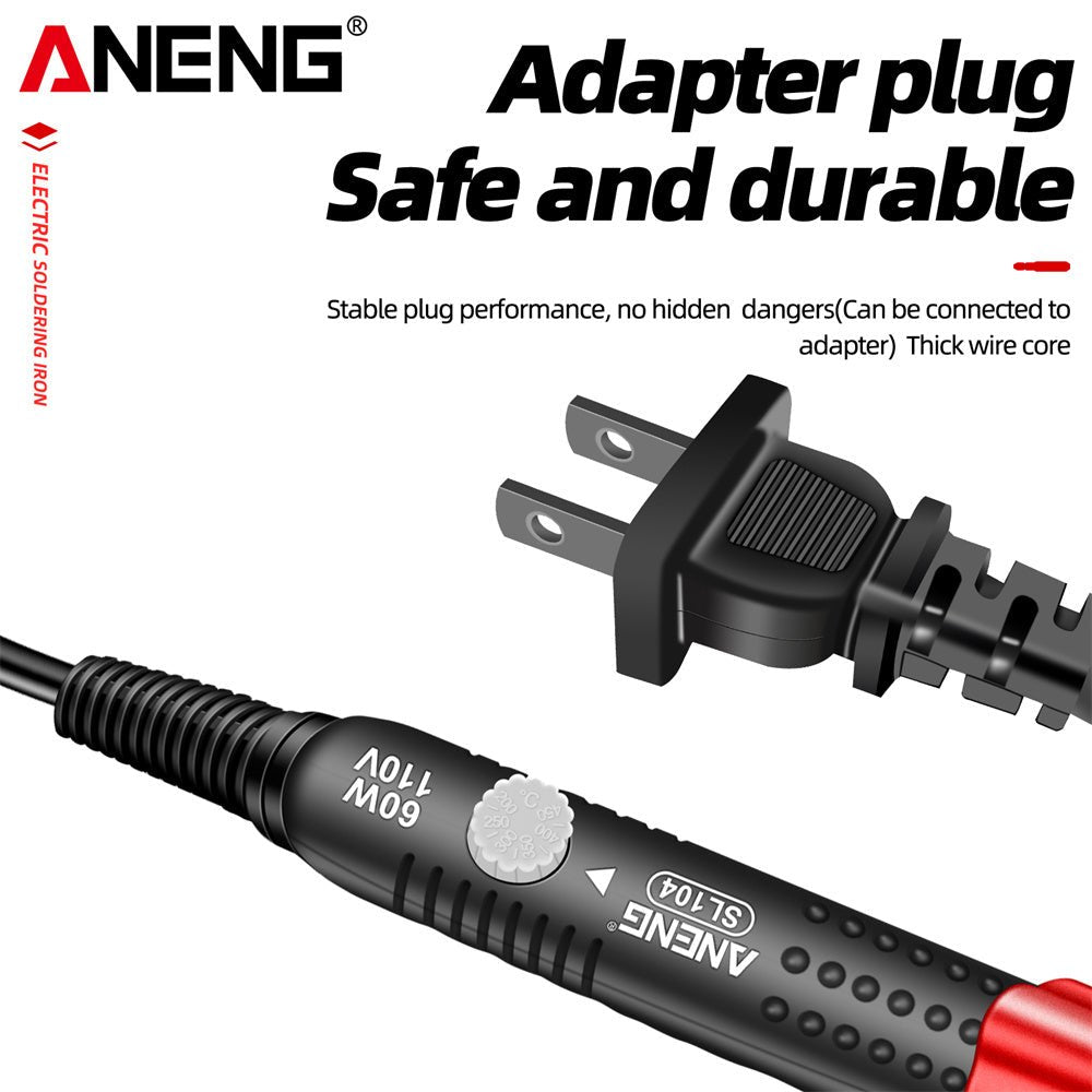 ANENG SL104 Electric Soldering Irons Adjustable Temperature Welding Solder Rework Station Heat Pencil Tip Repair Tools 110V - ANENG