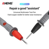 PT1034 Silicone Multimeter Test Lead + Crocodile Test Clip 1000V Flame Retardant Needle Probe - ANENG TOOLS